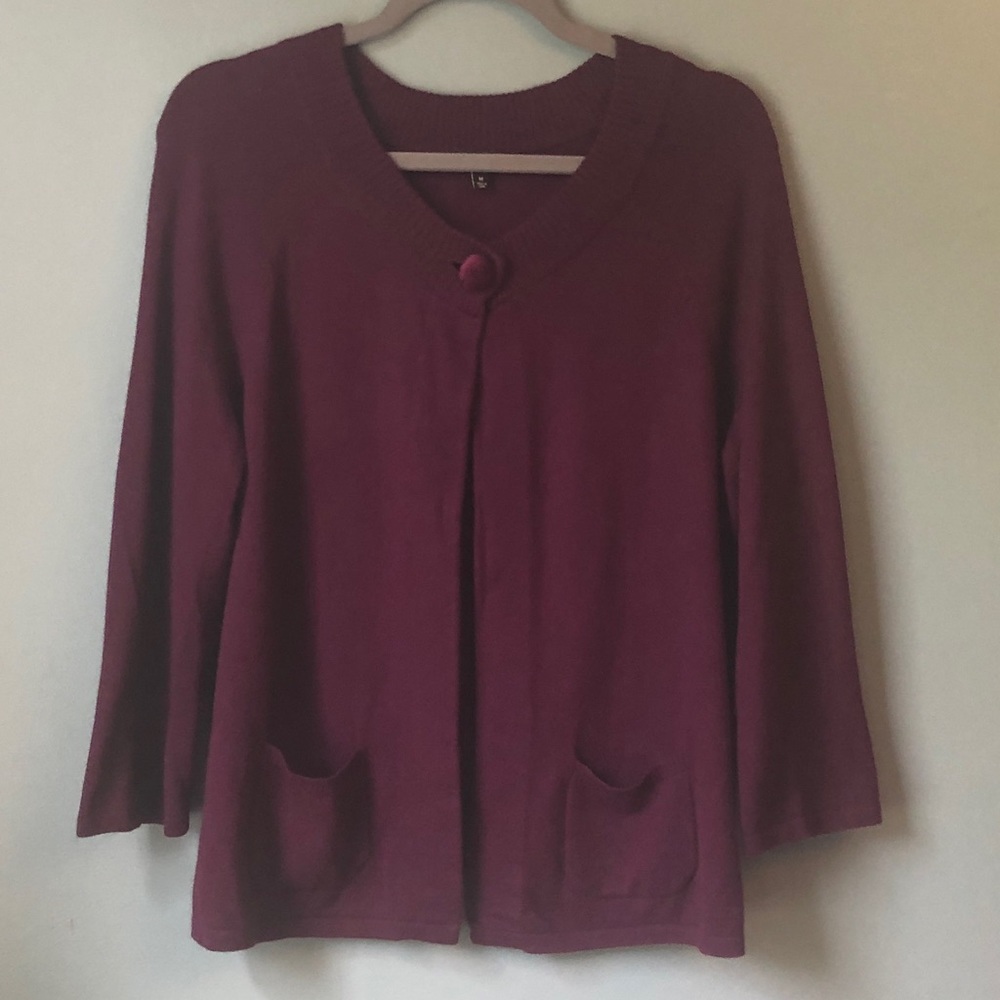 Talbots Eggplant Sweater Size M
